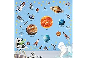 DECOWALL Solar System Decals for Kids Room Decor