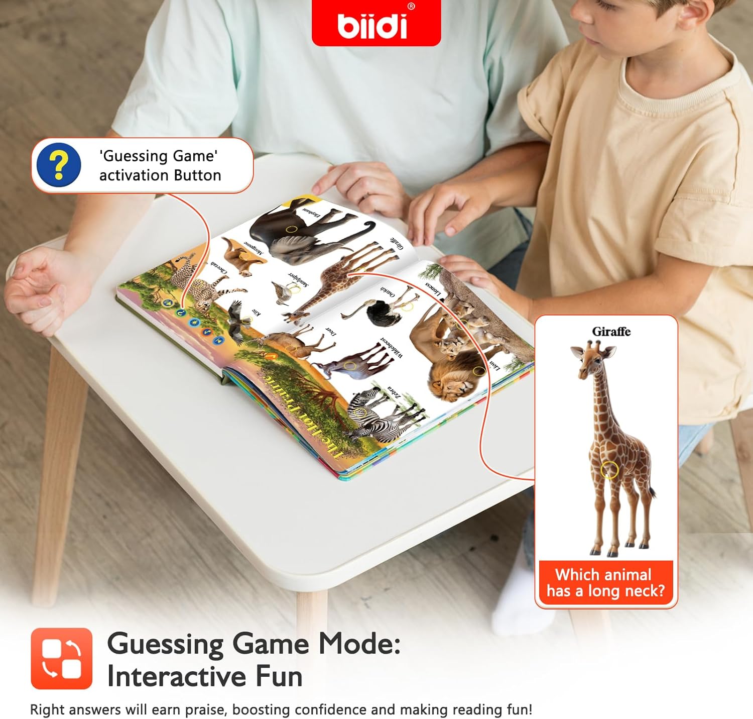 English Interactive Sound Book for Toddler3-5,Talking Activity Book,Educational Learning Toys for Boys Girls, Birthday Gifts for Kid Age 3 4 5 6 Year Old,Sensory Autism Toys,171 Animal,600+Sounds - Image 4