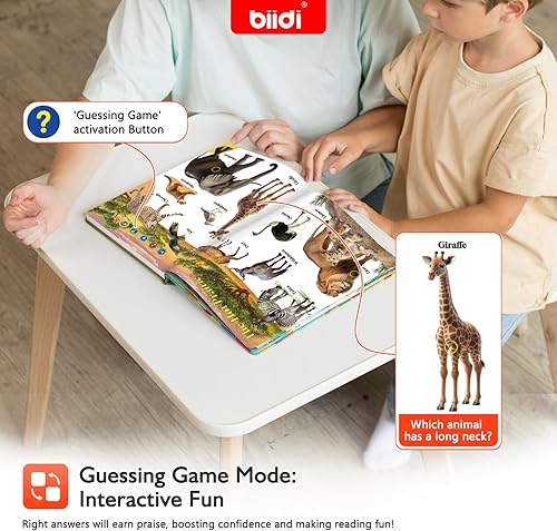 Miniatura 4 de Libro de sonidos interactivo en inglés para niños pequeños de 3 a 5 años, libro de actividades parlantes, juguetes educativos de aprendizaje para