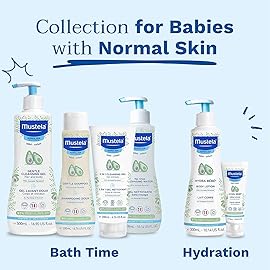 Mustela Baby Gentle Shampoo with Natural Avocado - Hair Care for Kids of all Ages & Hair Types - Tear-Free & Biodegradable Formula - 16.9 fl. oz.