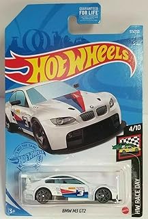 DieCast Hotwheels M3 GT2, Race Day 4/10 [White] 57/250