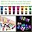 MEICOLY Glow Blacklight Face Paint,Neon UV Body Paint Set of 8 Tubes Blacklight Reactive Paints,Glow in the Dark Body Paint Neon Party Supplies,Neon Fluorescent Face Paint Blacklight Glow Makeup