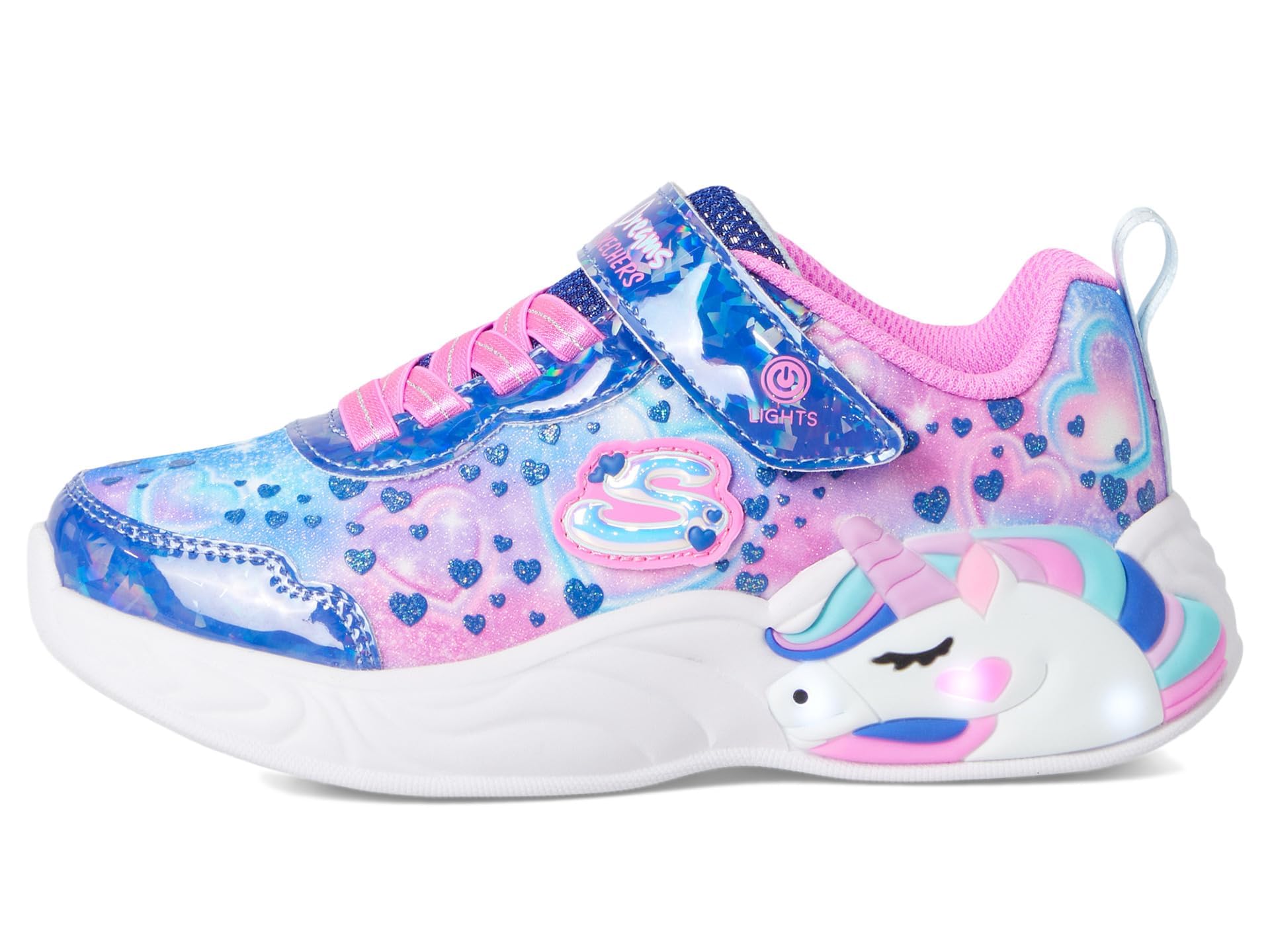 Skechers Unicorn Dreams Heart Sparkles, Zapatillas Niñas