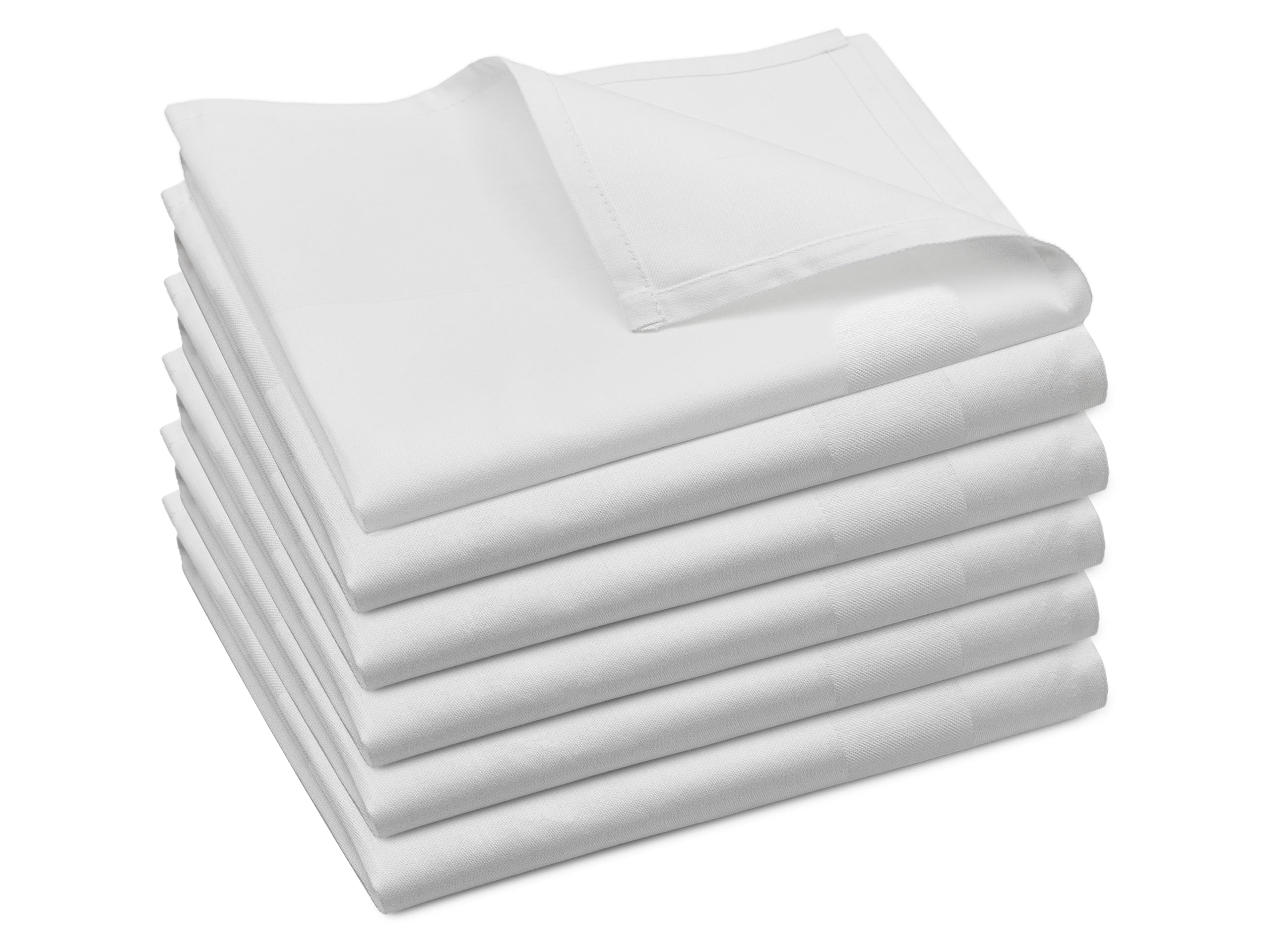 ZOLLNER Stoffserviette – 50x50 cm, 100% Baumwolle, Set (6 Stück)