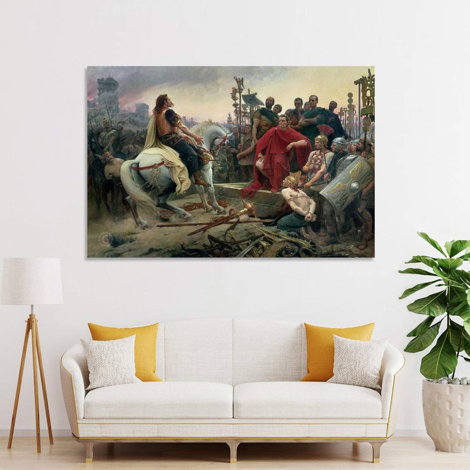 Vercingetorix Poster Su Tela 20x30 Cm, Stampa Artistica Moderna Con Ritratto Storico, Quadro Da Parete Per Camera Da Letto O Soggiorno
