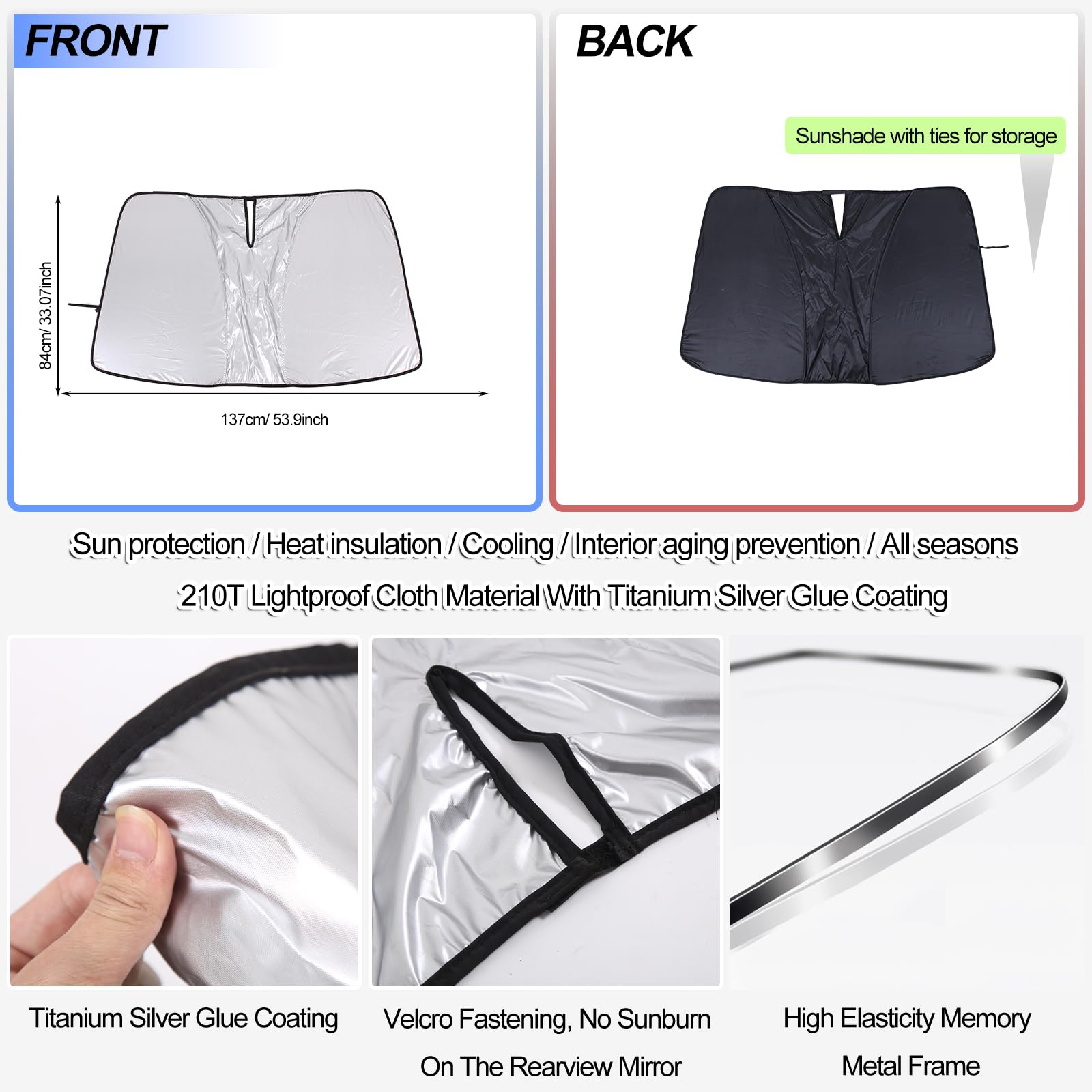Amazon.com: Front Windshield Sunshade for Subaru Crosstrek 2018