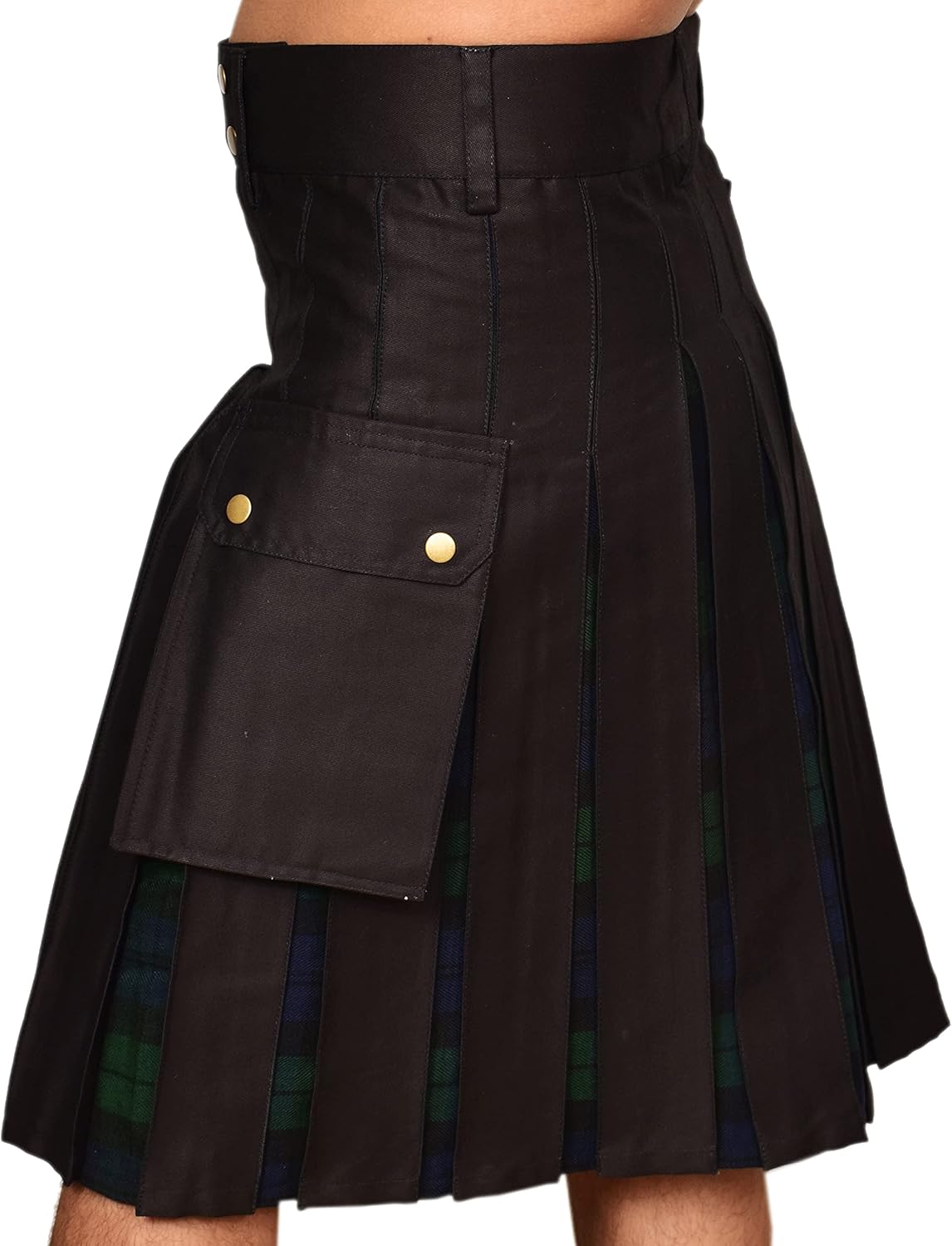 UFS Kilts – Hybrid Utility Kilt for Men in Cotton & Tartan, Sizes 30''-66'' (BlackWatch 34) - Image 4