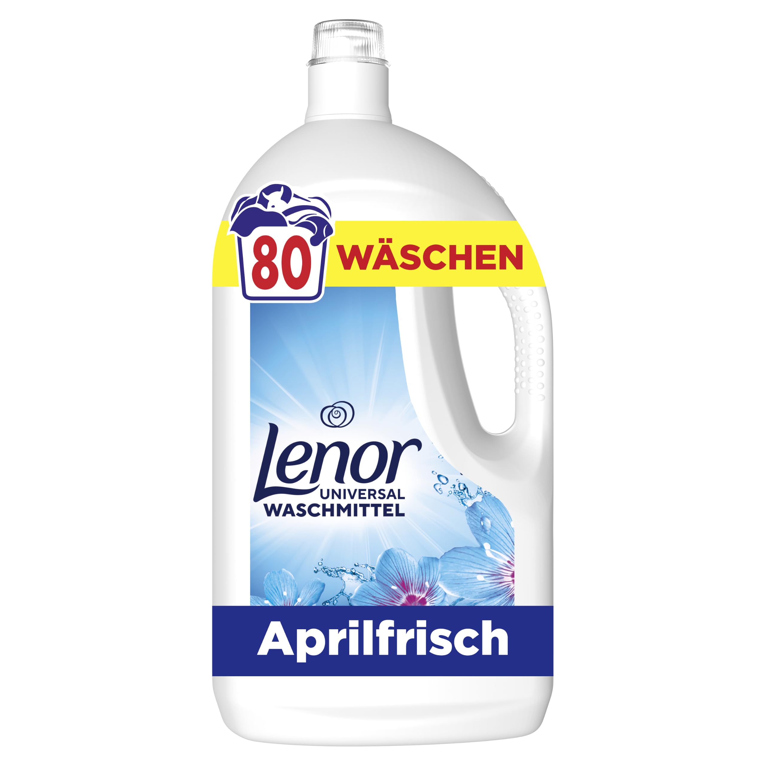 Lenor Flüssigwaschmittel Aprilfrisch, 80 Wäschen, Waschmittel flüssig
