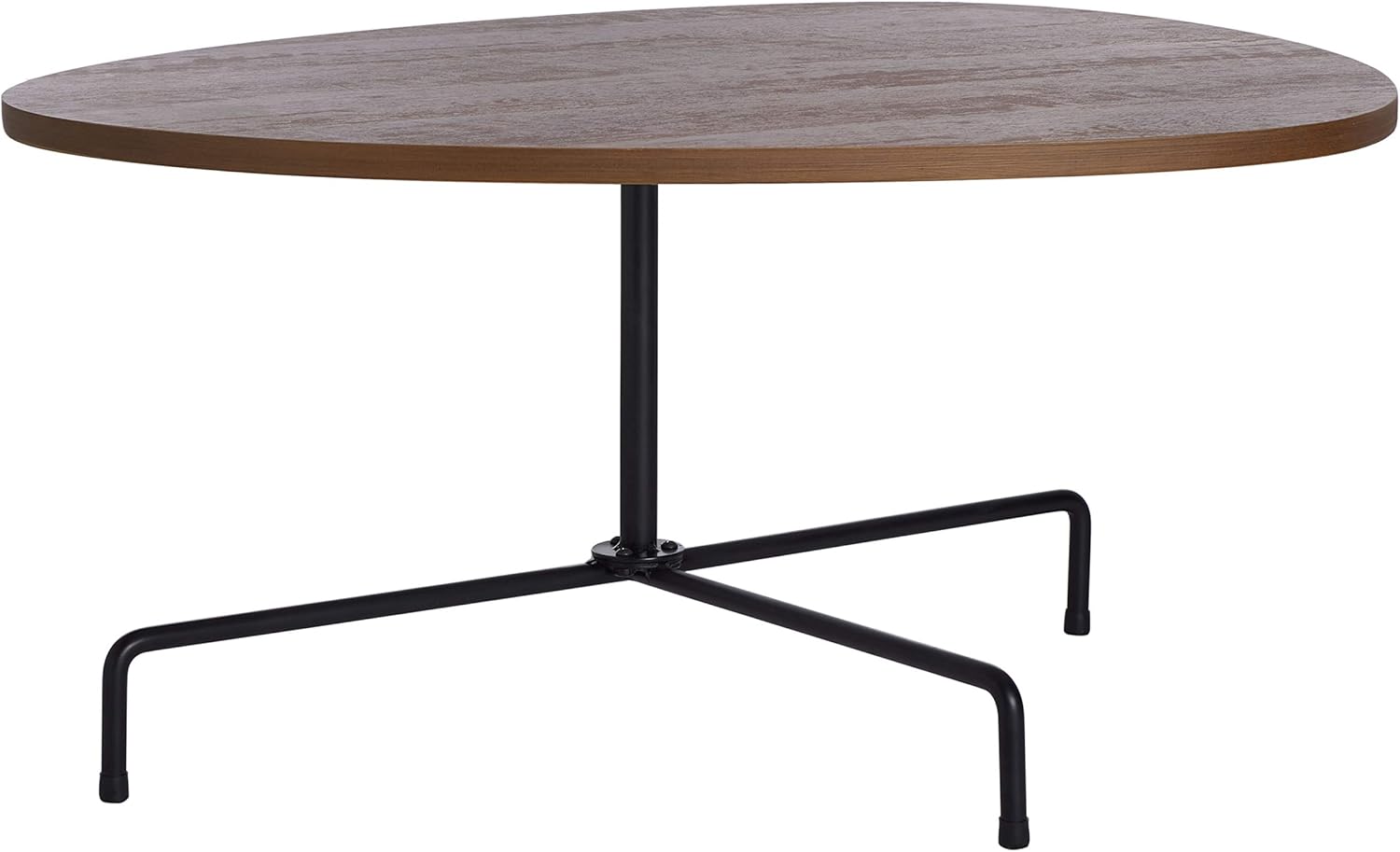 Safavieh Home Berlin Walnut and Black Tripod Coffee Table