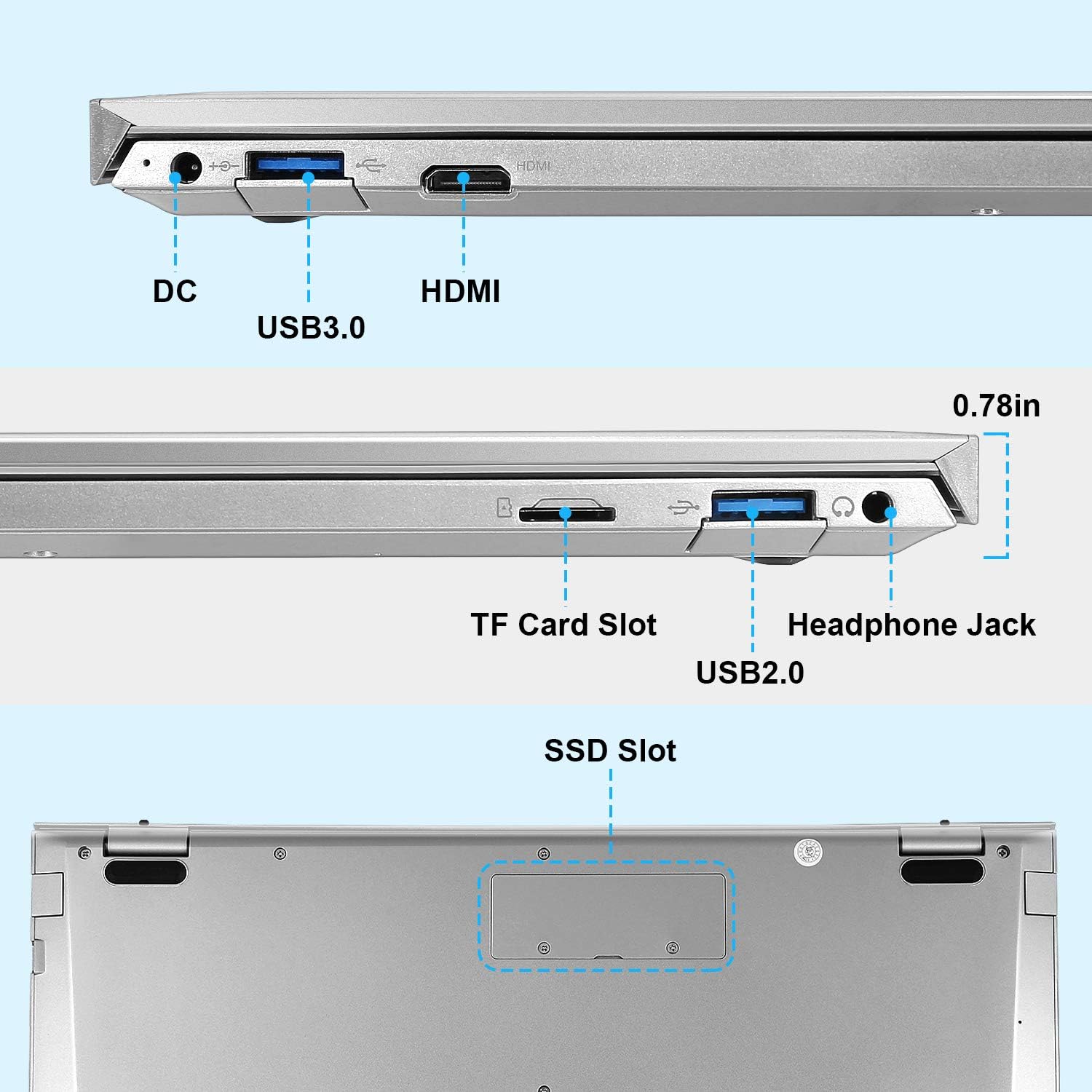 80% Off Discount Laptop 15.6 inch Windows 10 Notebook 8GB RAM 128GB SSD - YELLYOUTH 15.6 Ultra Slim Full HD Laptop Intel Quad Core Computer with WiFi Mini HDMI Bluetooth Grey Crazy Deals Laptop 15.6 inch Windows 10 Notebook 8GB RAM 128GB SSD - YELLYOUTH 15.6 Ultra Slim Full HD Laptop Intel Quad Core Computer with WiFi Mini HDMI Bluetooth Grey