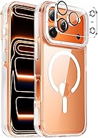 Vista 41 de Funda magnética para iPhone Air con protector de lente de cámara, protección grado militar de 10 pies, compatible con funda MagSafe Slim para iPhone