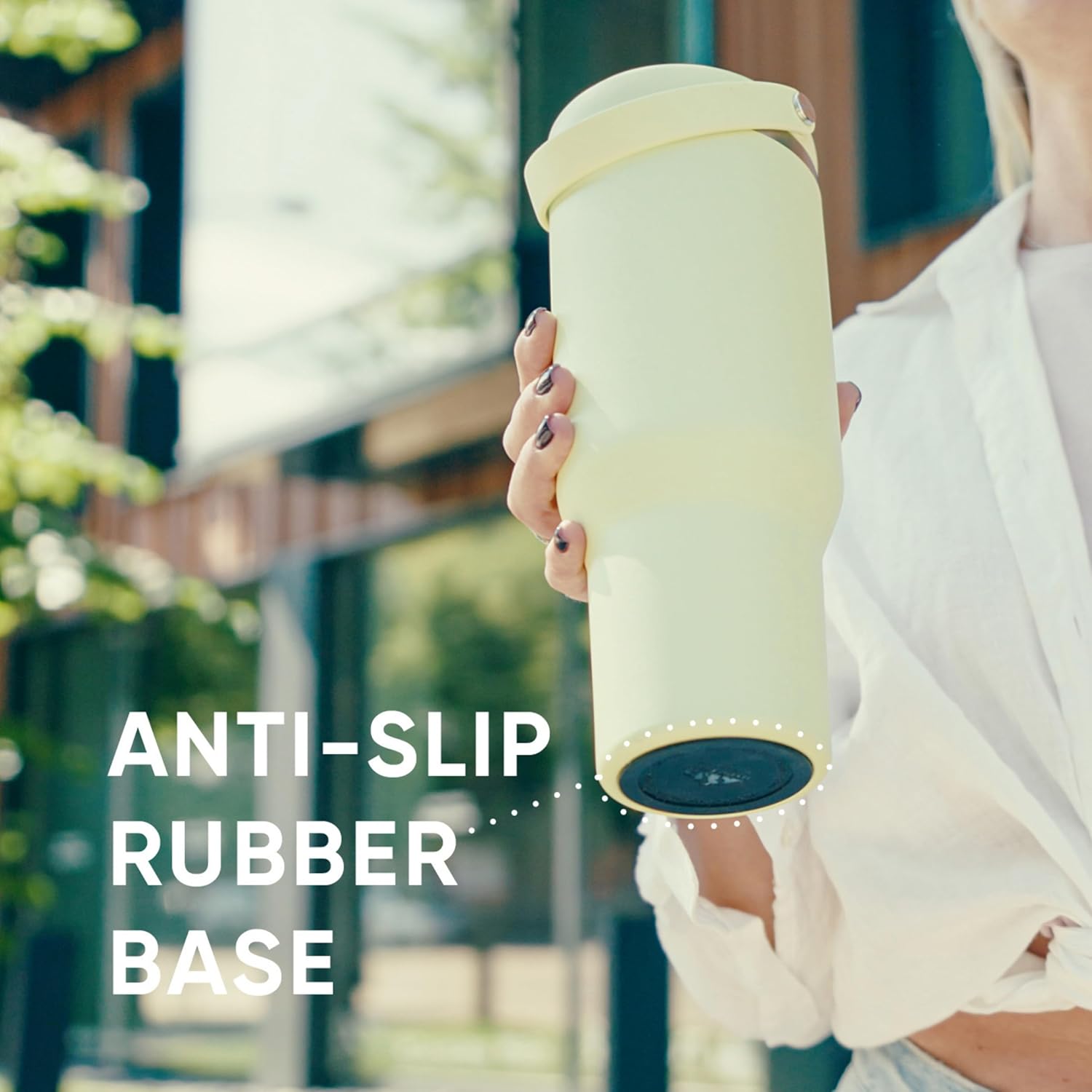 Hydrapeak Nomad 40 oz Tumbler with Handle and Straw Lid, Leakproof, Double Insulated, 40oz Cup Stainless Steel (Black) - Image 8