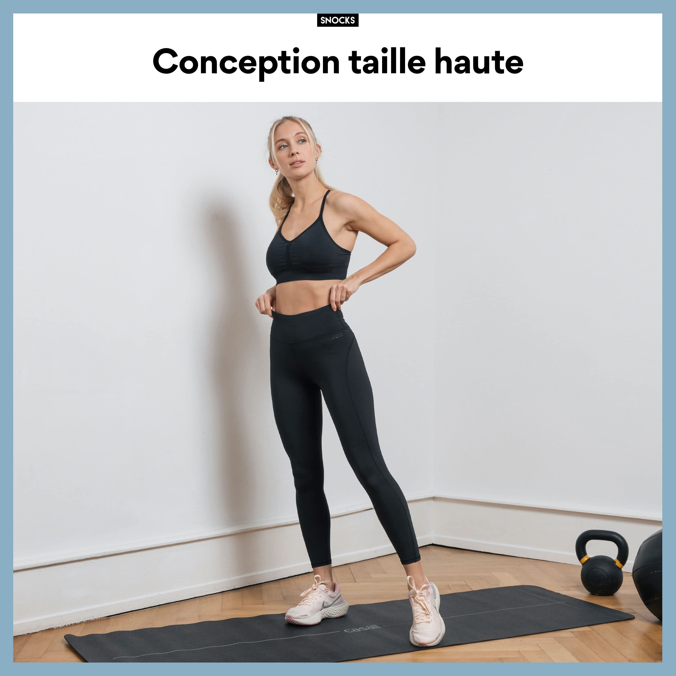Snocks Legging Femmes Pantalon de Sport Taille Haute Femme Yoga, Pilates