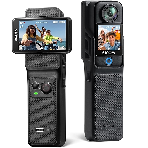 SJ~CAM C400 Pocket Camera de Ação,4K Camera Filmadora,7 Horas de Autonomia, Estabilização,... SJ~CAM C400 Pocket Camera de Ação,4K Camera Filmadora,7 Horas de Autonomia, Estabilização,...