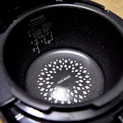 Miniatura 6 de Cuckoo CRP-HZ0683F olla de presión eléctrica para arroz, con calentamiento por inducción, Rojo