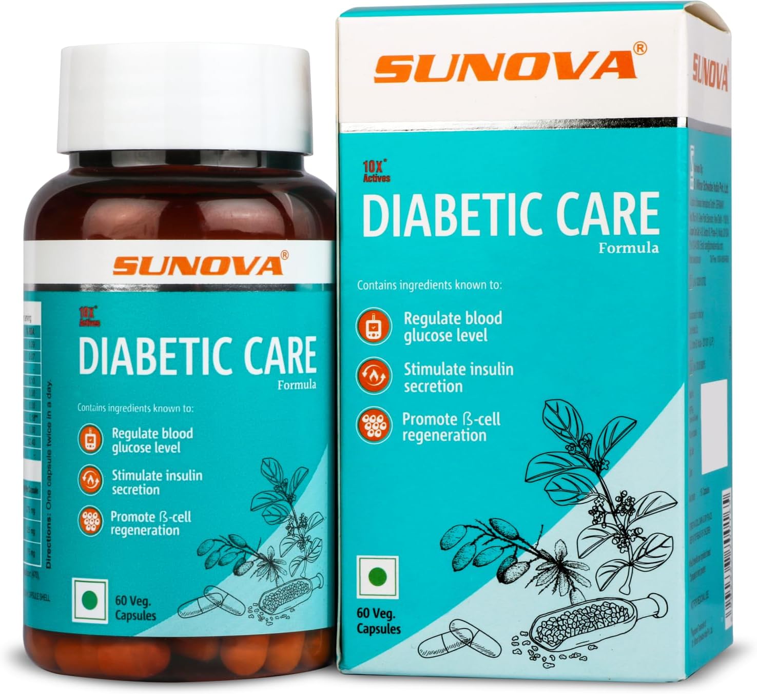 Diabetic Care Formula, 60 Veg Capsules