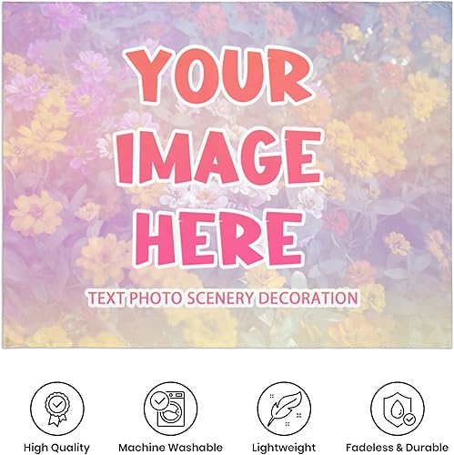 Miniatura 5 de kakapiu Tapiz personalizado, póster personalizado, diseño de tus fotos, collage, decoración para colgar en la pared, bodas, hogar, regalos