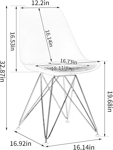 Miniatura 2 de 4 sillas modernas con asiento de salón de PU beige y patas de acero dorado para uso en la oficina en casa, de 4, diseño de sala de estar y reunión