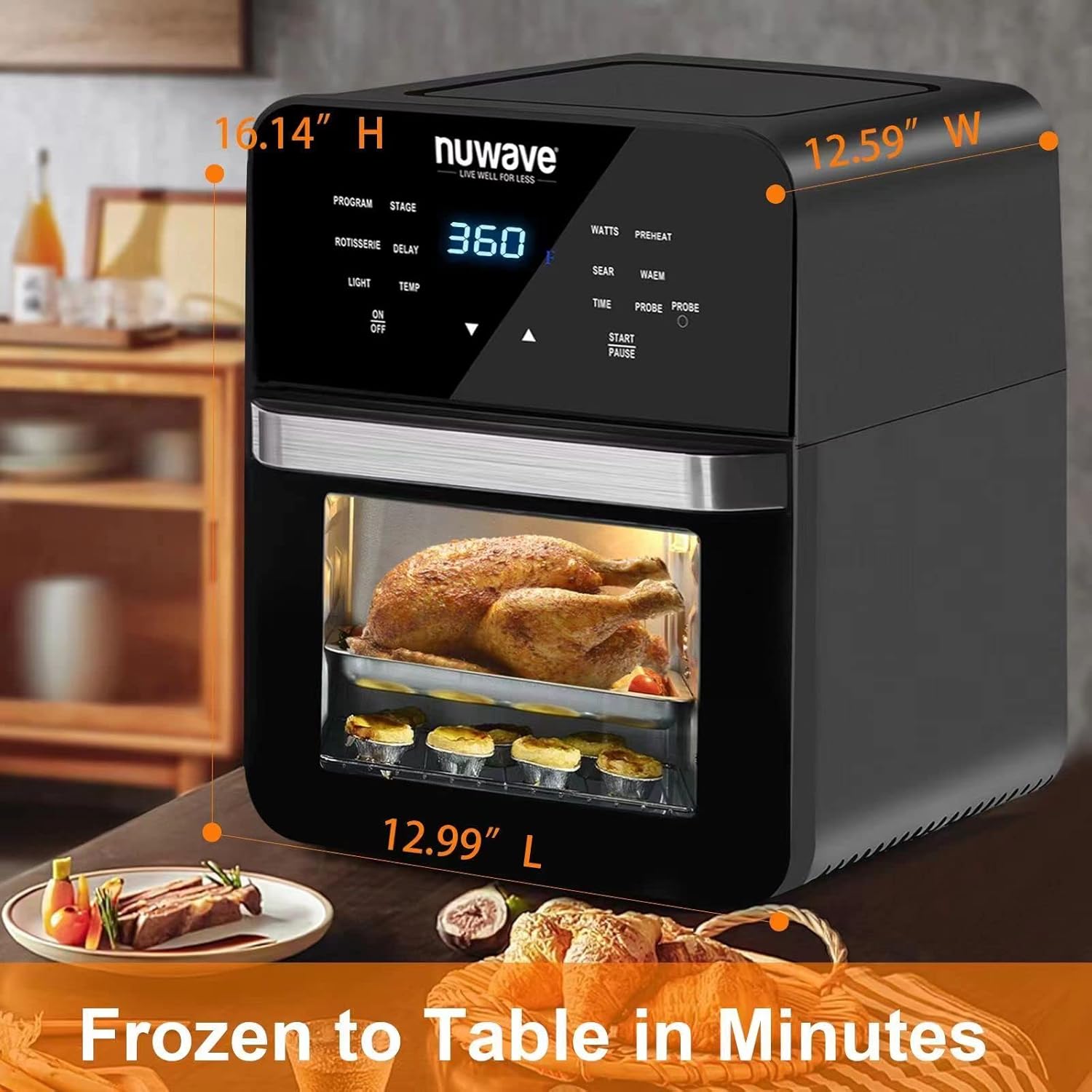 nuwave toaster air fryer