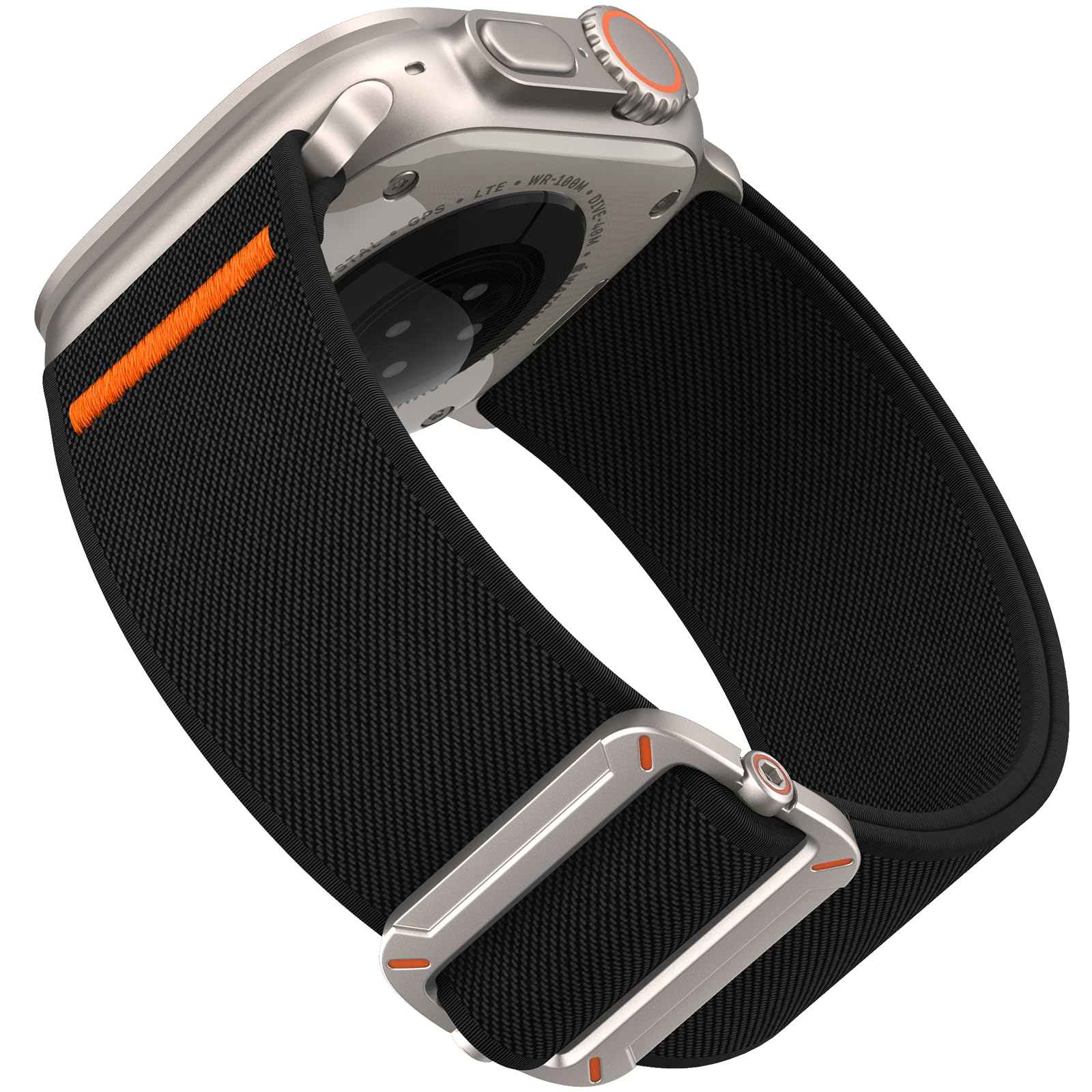 Yoohoo cinturino compatibile con cinturino Apple Watch Ultra/Ultra 2 per cinturino apple watch 44mm 45mm 46mm 49mm 42mm, nylon cinturino sportivo per iWatch Ultra SE serie 10 9 8 7 6 5 4 3 2 1, uomo