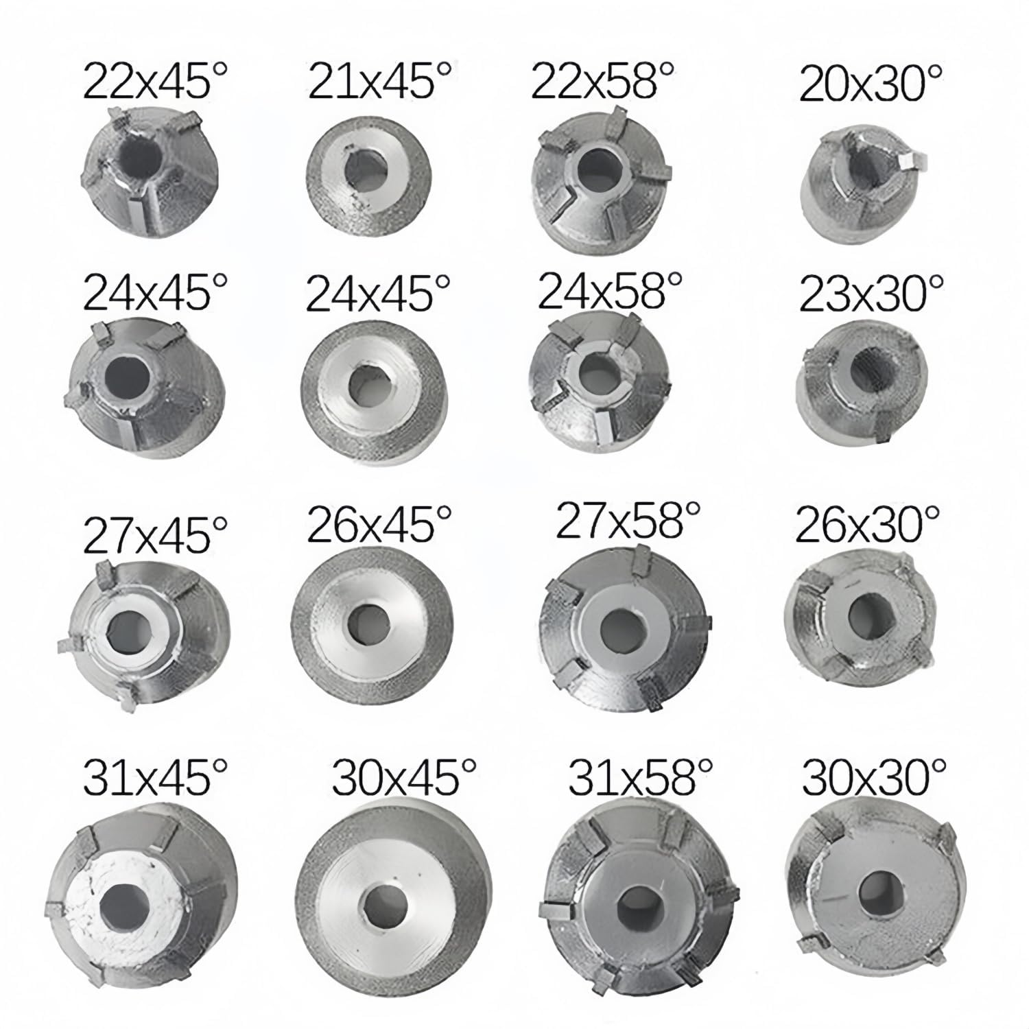 Motorradventil-Schleifer 22-31mm Kompatibel für Motorventilsitz-Neusetzung | Motorrad-Reparaturwerkzeug-Set mit Hartmetall-Reibahle und Diamantschleifscheibe, einfaches Schleifen-Ventilschneider-Set
