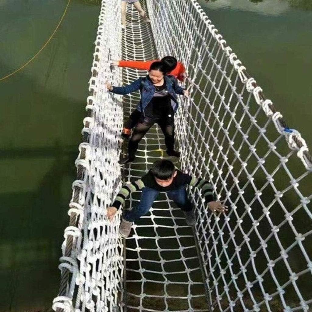 Children Stair Balcony Safety Net Garden Courtyard Fence Kids Toddler Animal Anti-Falling Deck Rail Guard 5cm Grid White Protective Net (Size : 1 * 1m(3.3ft*3.3ft))