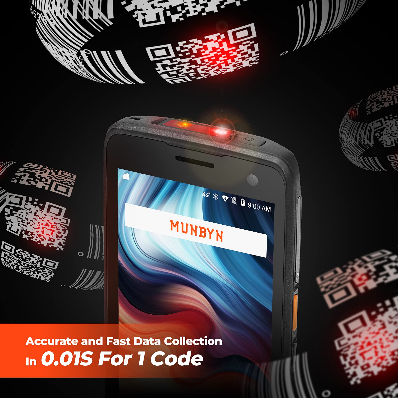 Buy Barcode Scanner Android 8.1 MUNBYN, Zebra Barcode Scanner 2D, 3G 4G