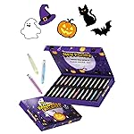 NewFamily Fantasy Colors Dustless Chalk Set, 24 Colors Non-Toxic Washable Chalk for Kids with Magnetic Drawing Boards,Art Toys Kit - Sparks Creativity