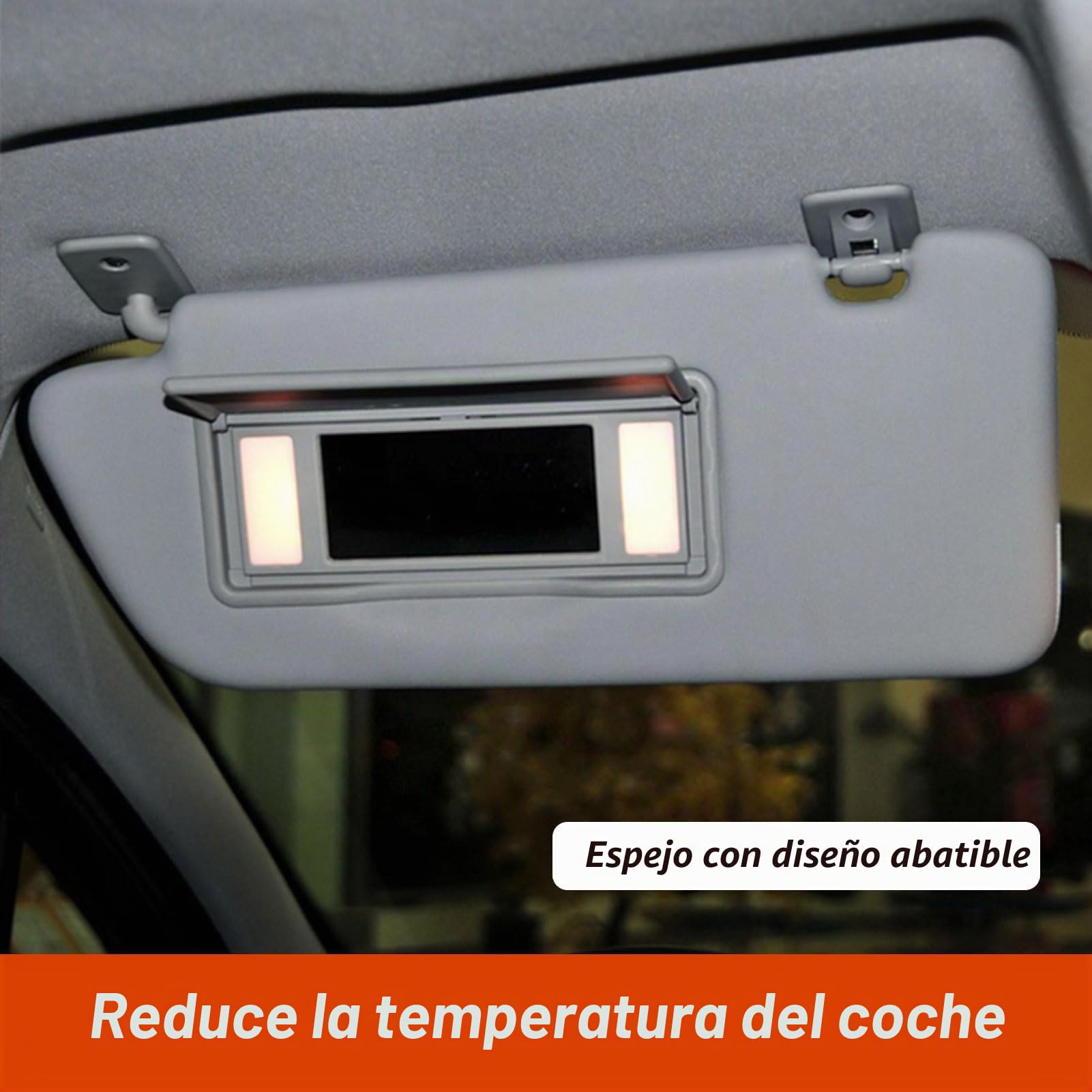 Viseras Interiores para Automóviles, ABS Parasol para El Lado Izquierdo del Conductor Automático Visera Parasol Sin Techo Corredizo Y Reemplazo De Luz para Peugeot 2008 3008 301 308 308S 408 508
