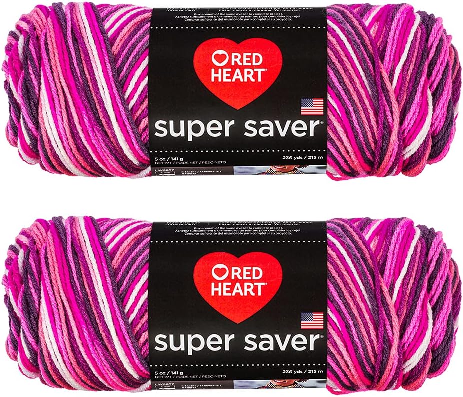 Red Heart Super Saver Pooling (2-Pack) Haute 5 Oz Ea Skein