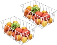 Vista 13 de Cestas de Alambre para Congelador, Organizadores de Almacenamiento para Cocina para Congeladores de Cofre y Verticales, Contenedores Divisores
