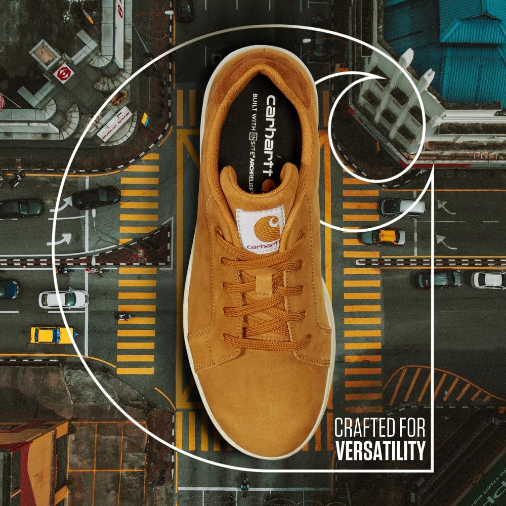 Carhartt Men's Detroit Nano Toe Leather Work Sneaker