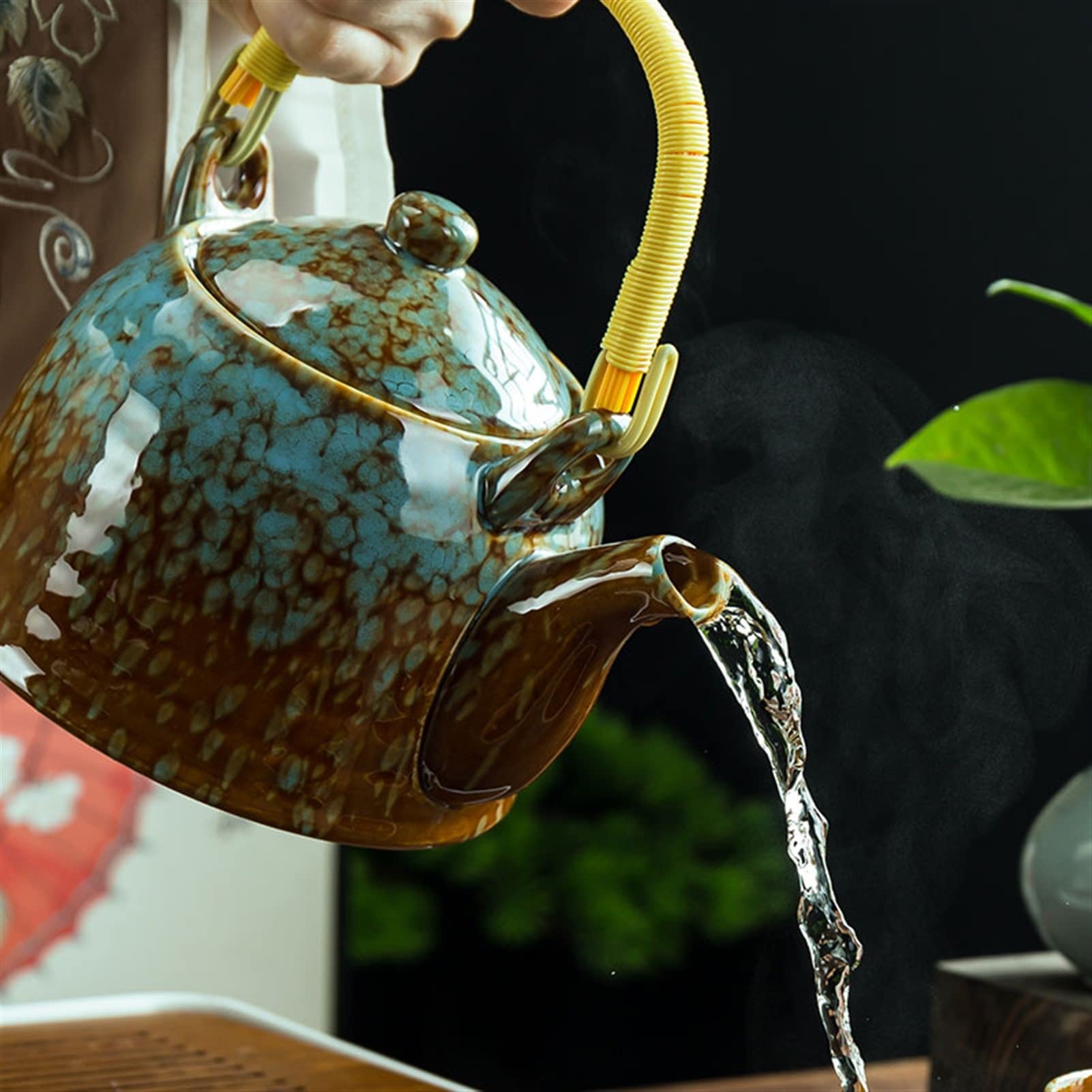 Amazon | ティーポット 900mlセラミックティーセットグラデーション