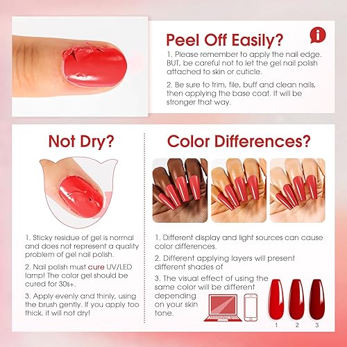 Miniatura 26 de ROSALIND Juego de esmaltes de uñas de gel color marrón nude, 12 colores blanco, nude marrón, esmalte de gel clásico para regalo de arte de uñas 12