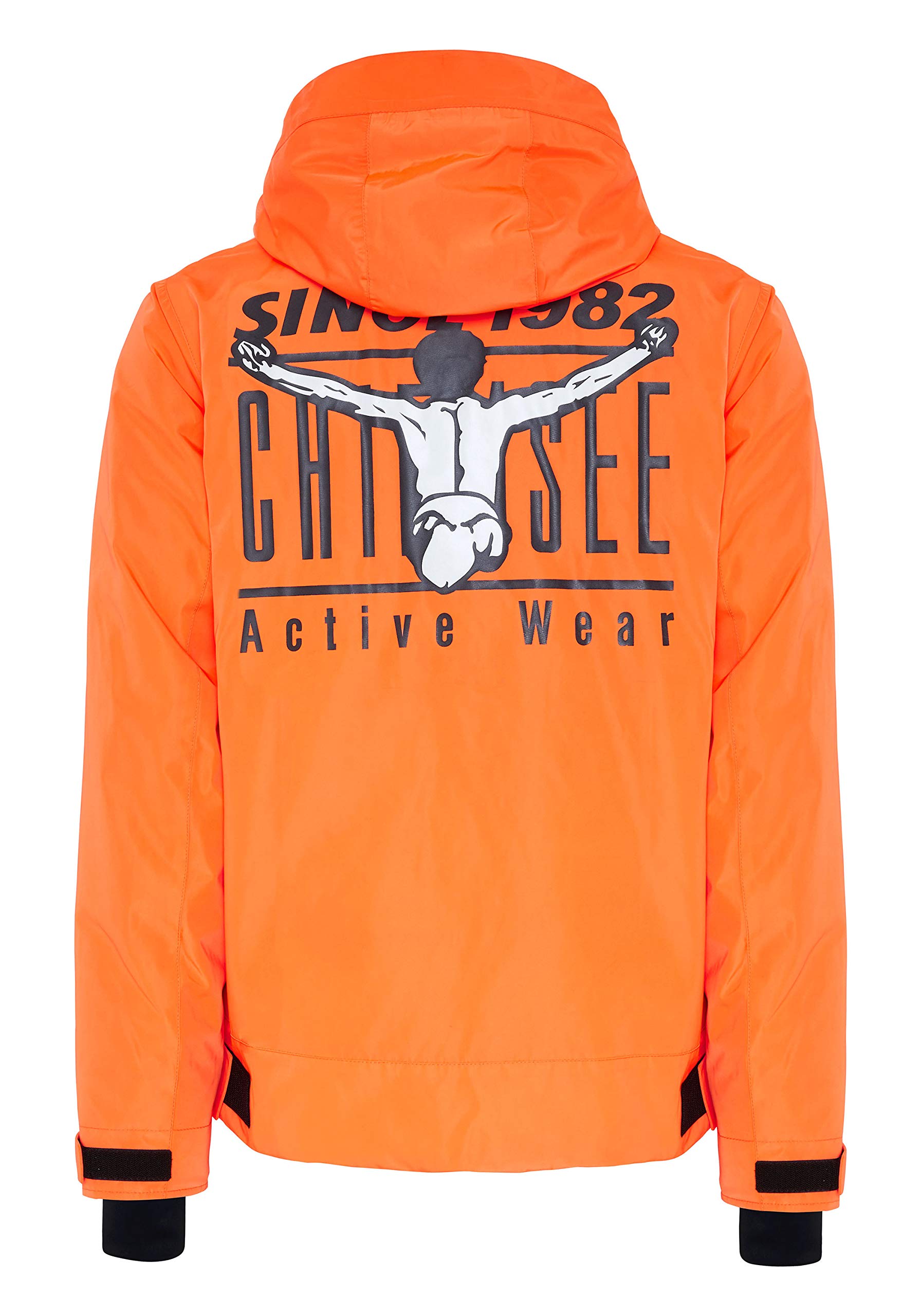 Chiemsee Ski jacket with large back print, Shock 15-1360 : Amazon