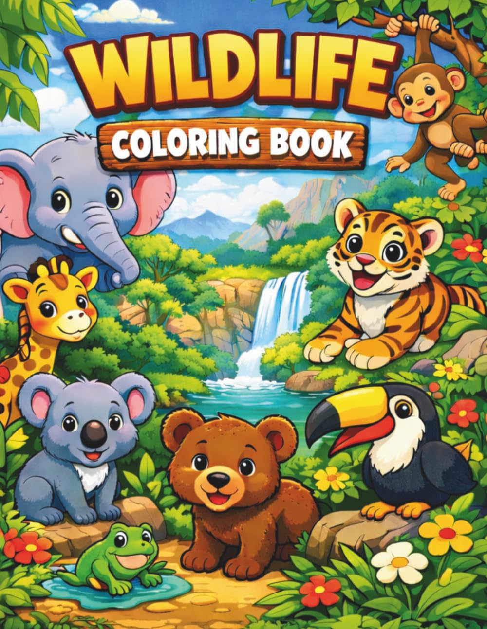 WILDLIFE COLORING BOOK