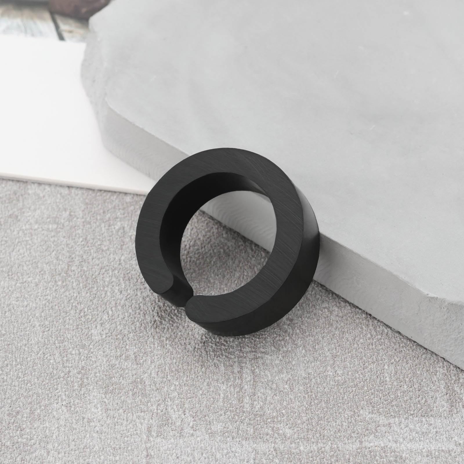 Create idea Gumowa podkładka redukcyjna typu otwartego 22,2/25,4 mm do adaptera kierownicy rowerowej 31,8 mm lub montażu kompatybilna z uchwytami na butelki do komputera rowerowego