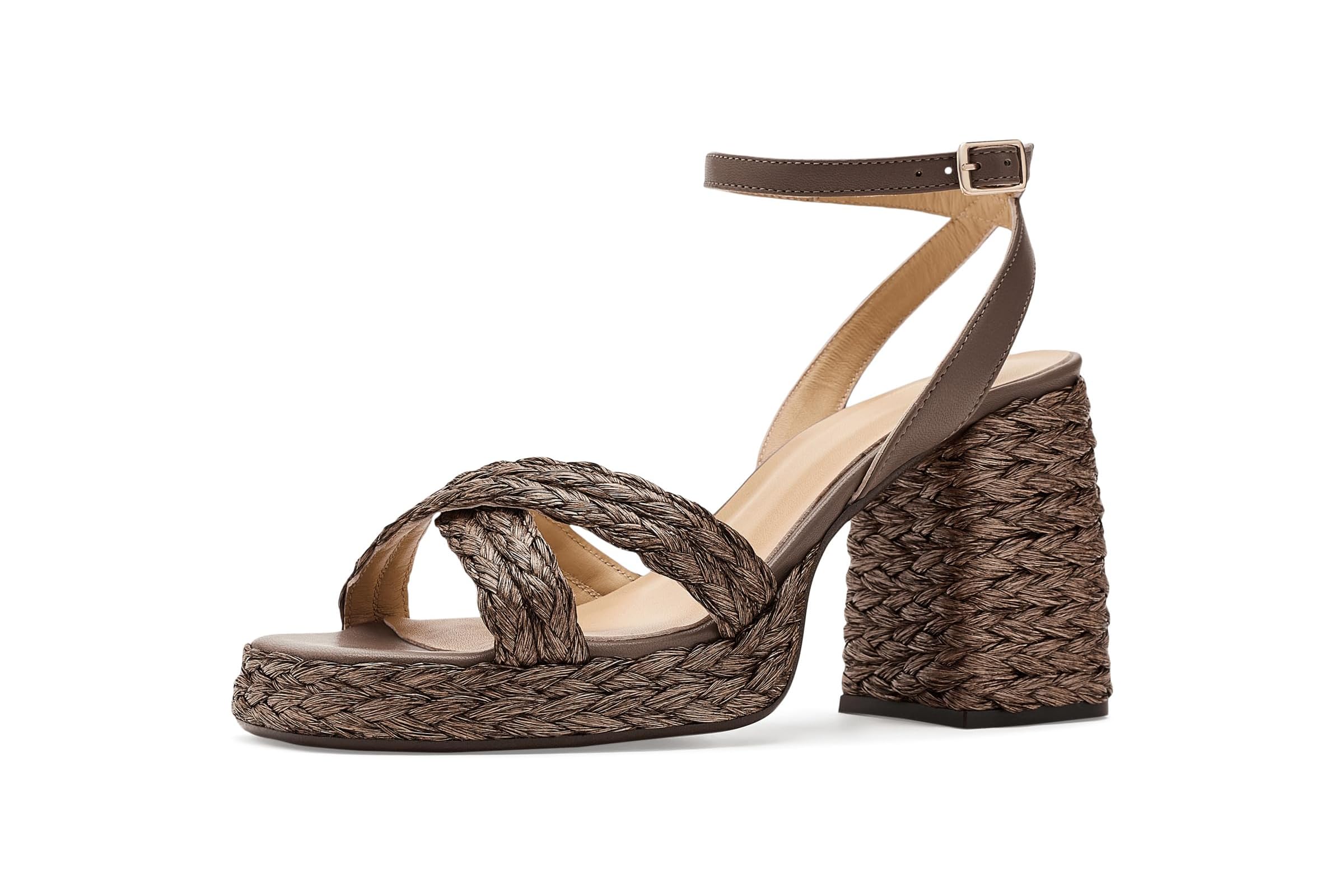 CASTANER Valeriette Raffia Sandals taupe 74490₽