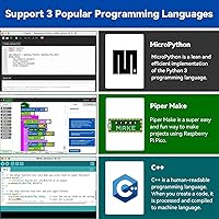 Vista 5 de SunFounder Raspberry Pi Pico W Ultimate Starter Kit con tutoriales en línea, cumple con RoHS, más de 450 artículos, 117 proyectos, MicroPython, C/C