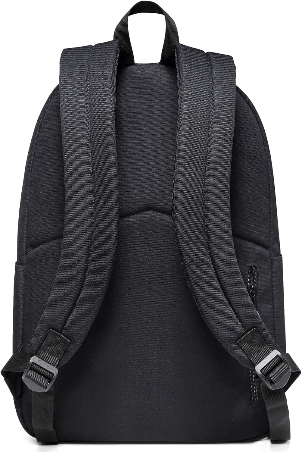 VASCHY School Backpack, Water Resistant Lightweight Casual Backpack for Men Women with Padded Laptop Sleeve Black & Camo