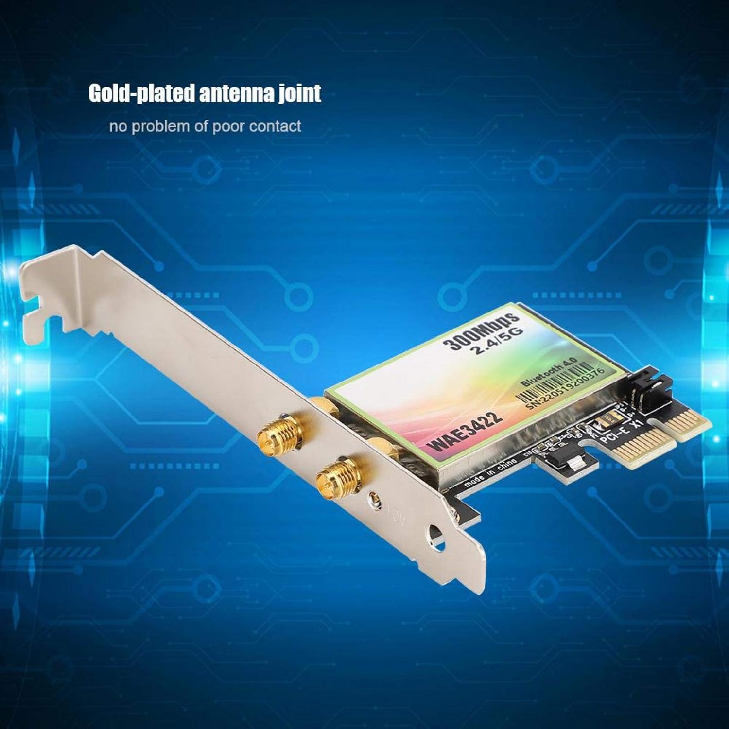 ciciglow 2.4G/5G Dual Band Network Card, Desktop Computer Network Card
