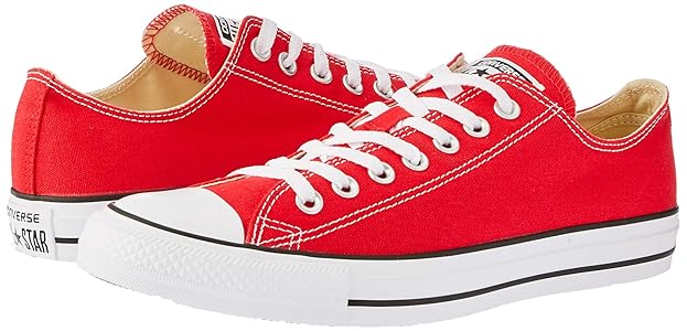 Amazon.com | Converse Chuck Taylor All Star Ox Low Top Red