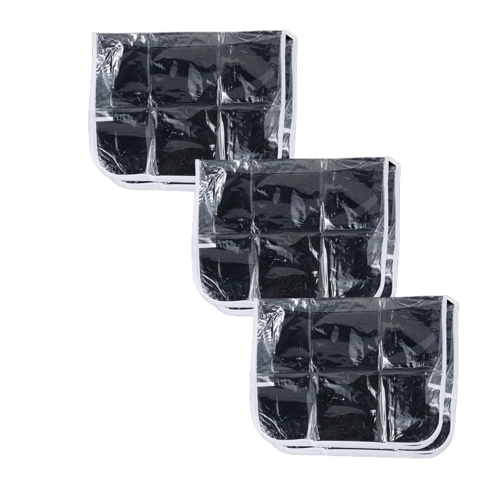 ENWWCH 3Pcs Chair Backrest Cover Clear Back Protection Dustproof Slipcover Accessories For chair