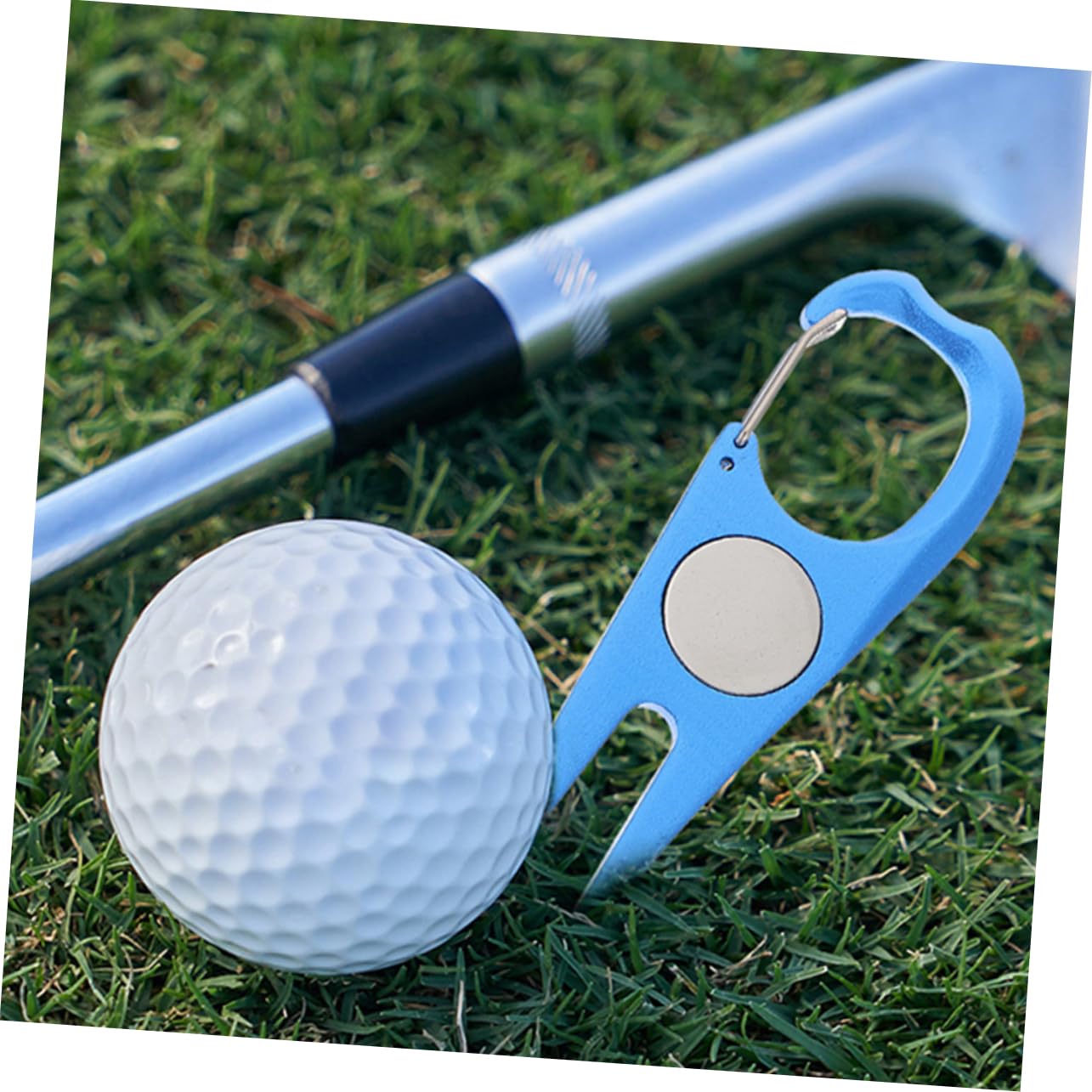 TOYANDONA Herramienta De Reparación De Divots De Tenedor Portátil Inoxidable para Césped Accesorio Esencial para Golfistas