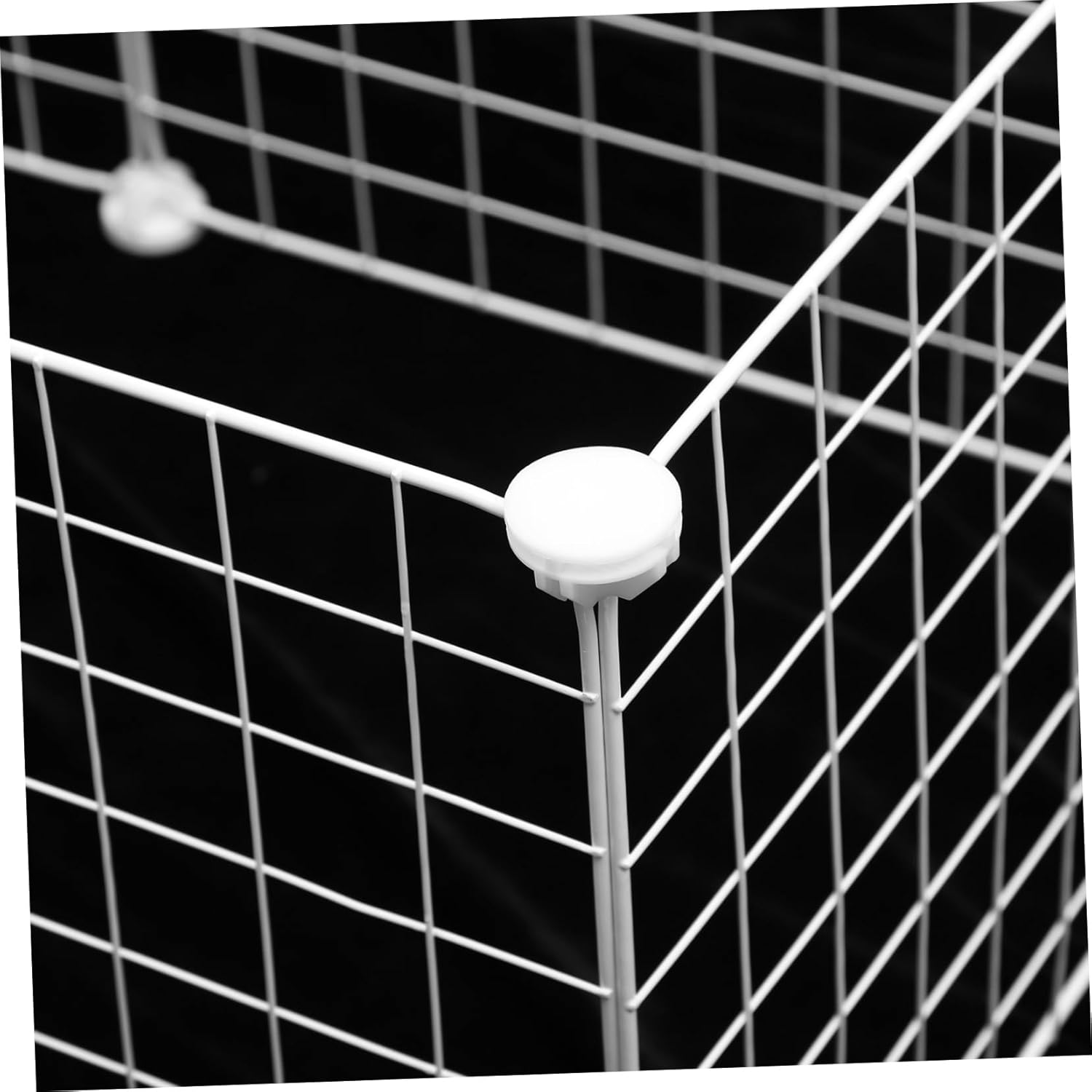 1set Pet Crate Kitten Cage Breathable Wire Pet Cage Cat Play Pen and Stable Easy to Assemble