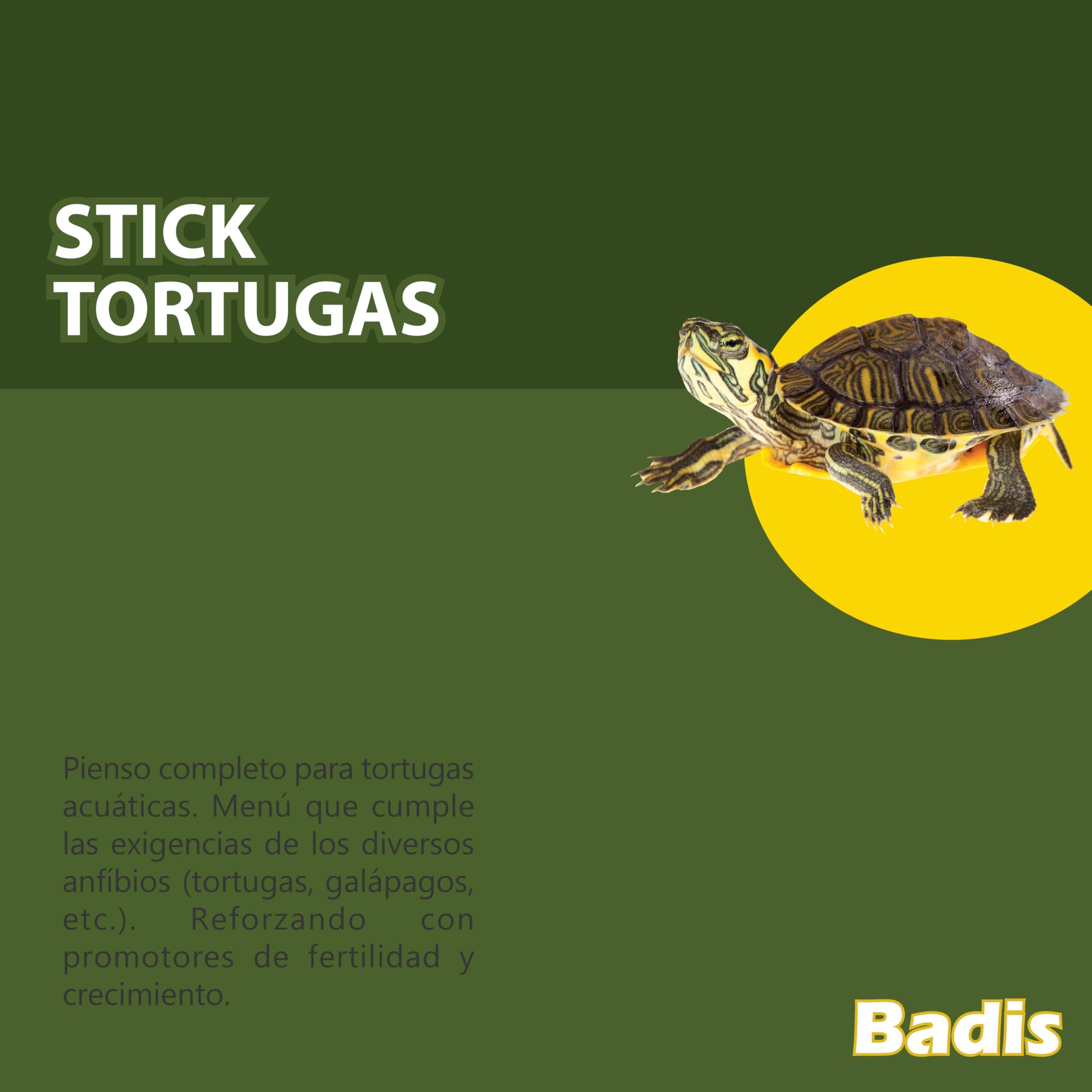 Badis Stick para Tortugas de Agua - 1 Bote