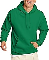 Vista 77 de Hanes EcoSmart Hoodie, Midweight Fleece, Pullover Hooded Sweatshirt for Men Negro