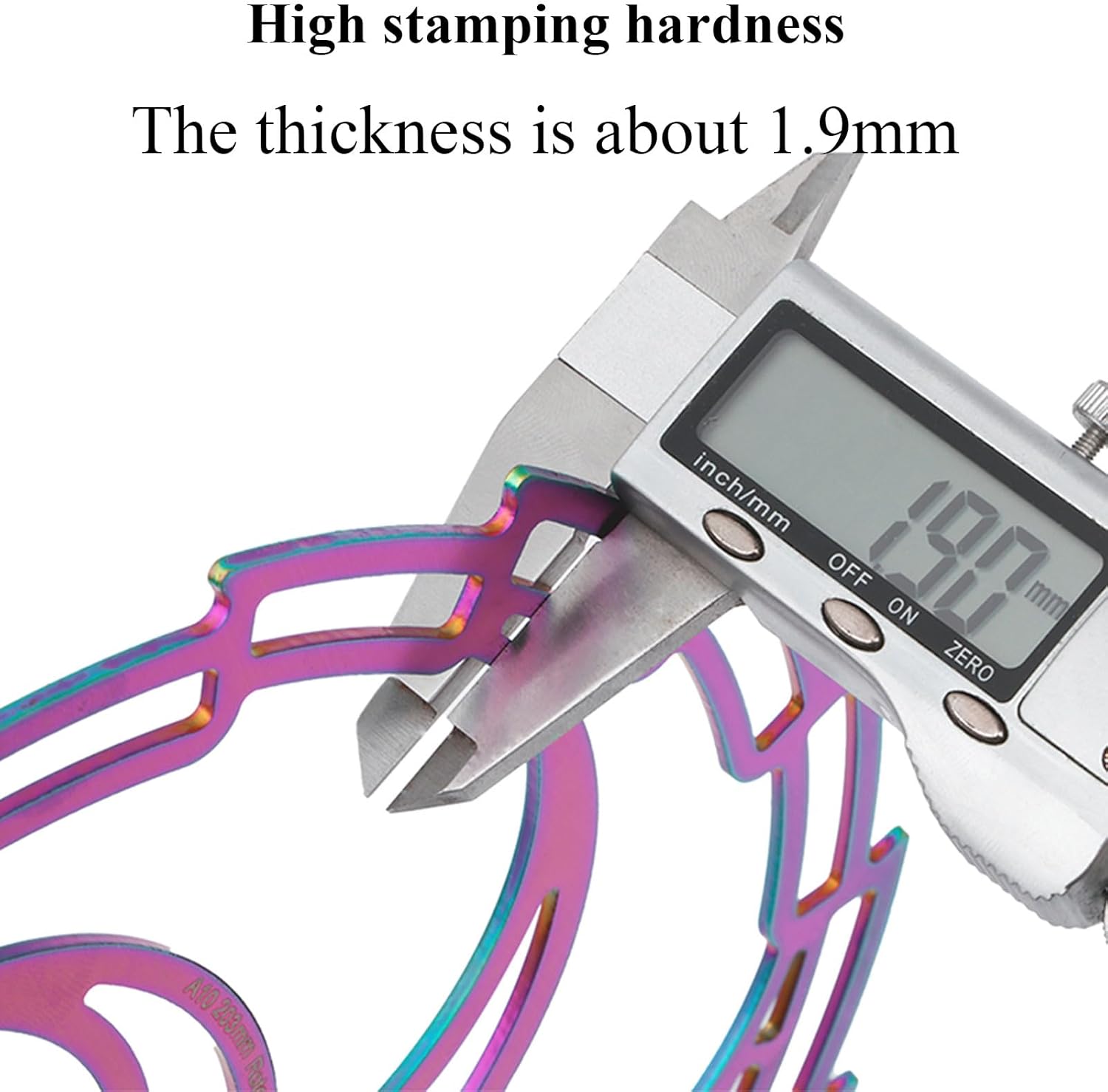1pcs Lightweight SS Bike Disc Brake Rotor 160/180/203mm with 6 Screws - Multi-Purpose Compatible for Mountain/Road Bikes