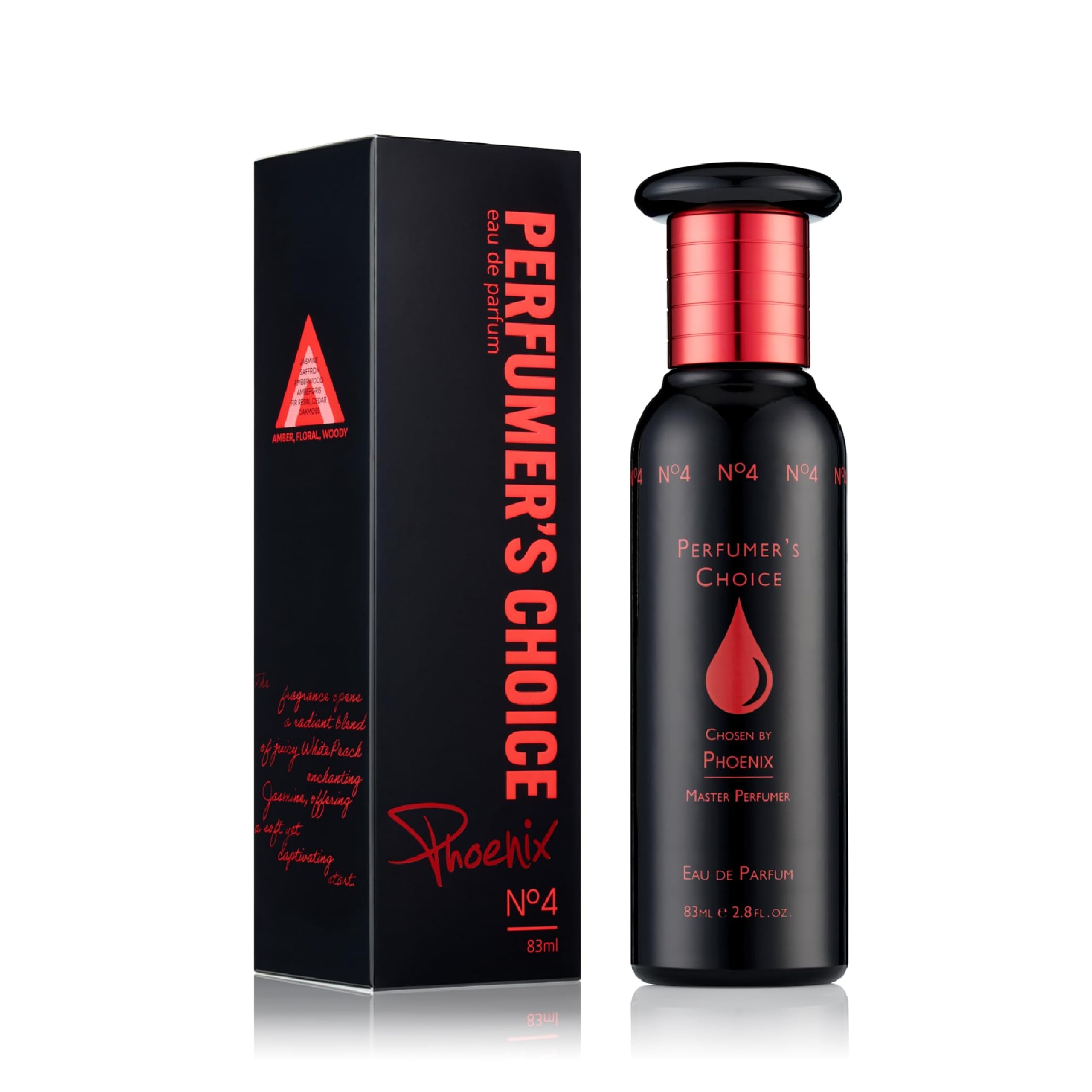 PERFUMER'S CHOICE No 4 by Phoenix Perfume for Men and Women. 83ml Eau de Parfum Luxury Fragrance - Mens & Ladies Perfume, Long Lasting Fragrance and Aftershave by Milton-Lloyd