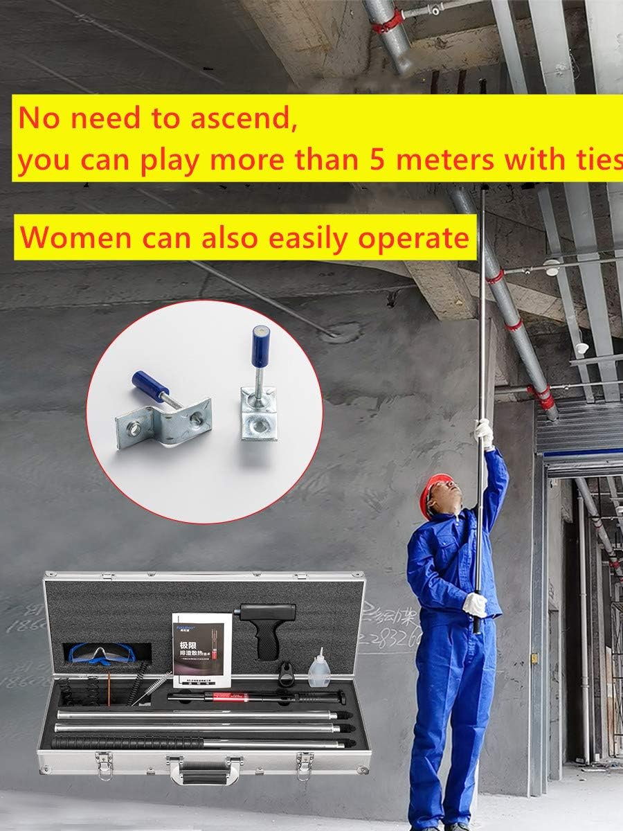 Ceiling Nailer Fully Automatic Nailing Woodworking Decoration Integration for Light Steel Keel, Steel Plate, Concrete, Bridge, Anti-theft (A7, Box Set)